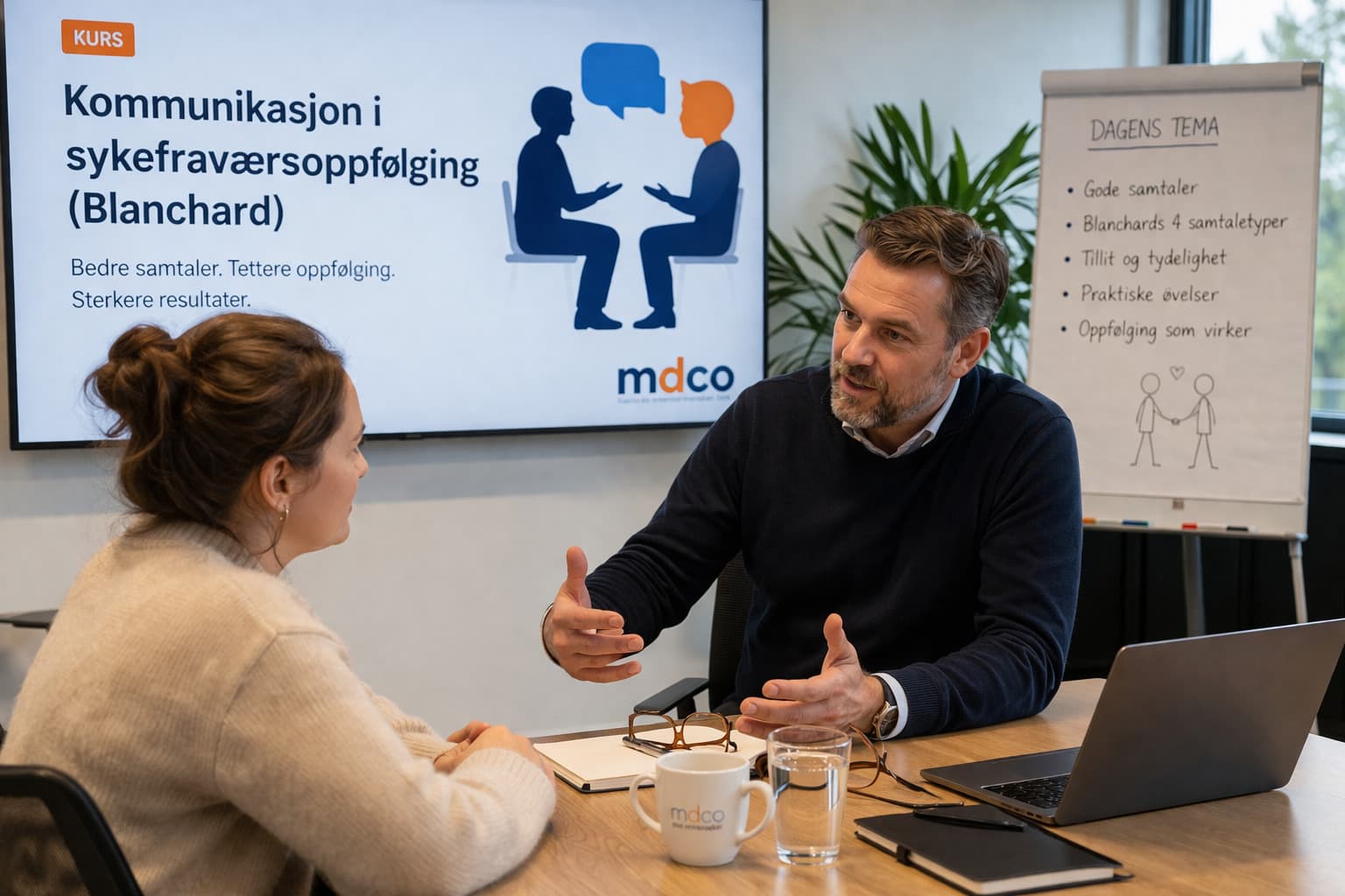 Kommunikasjon i sykefraværsoppfølging (Blanchard) (MDCO)