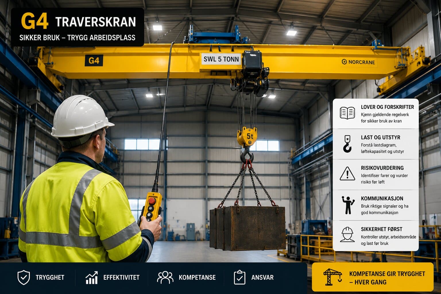 G4 Traverskran Kurs – Veien til trygg og effektiv krankjøring