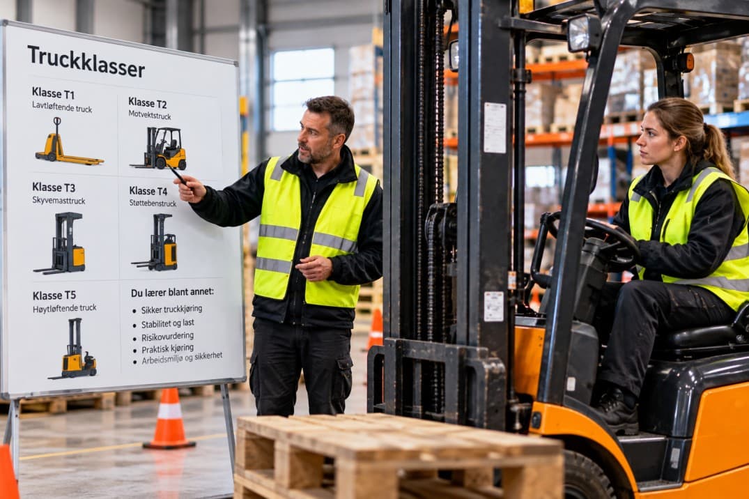 Truckførerbevis – klasser, opplæring og hva du bør vite
